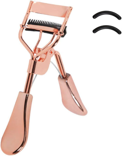 Beauty Eyelash Curler Comb Eyelash Curlers with 2 Silicone Refill Pads Premium Lash Curler Makeup Tool for Women and Girls