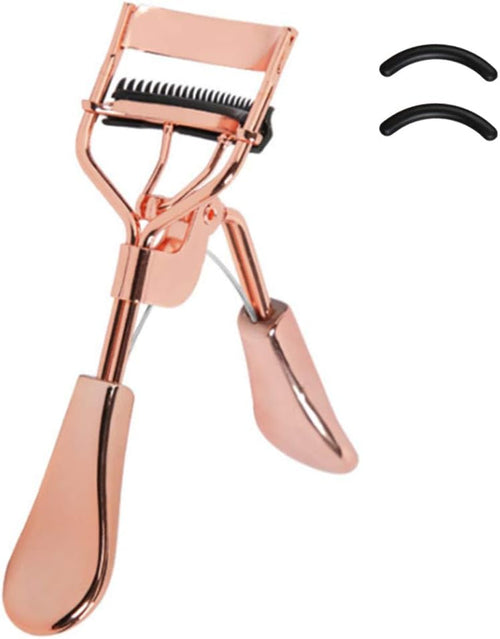 Beauty Eyelash Curler Comb Eyelash Curlers with 2 Silicone Refill Pads Premium Lash Curler Makeup Tool for Women and Girls