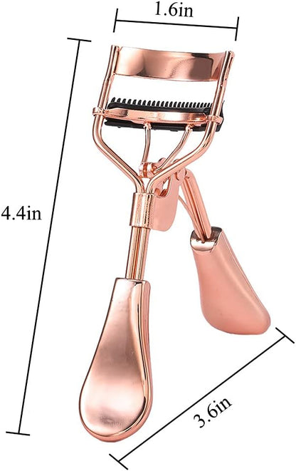 Beauty Eyelash Curler Comb Eyelash Curlers with 2 Silicone Refill Pads Premium Lash Curler Makeup Tool for Women and Girls