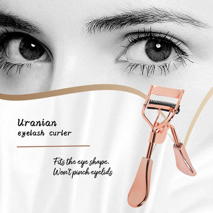 Beauty Eyelash Curler Comb Eyelash Curlers with 2 Silicone Refill Pads Premium Lash Curler Makeup Tool for Women and Girls