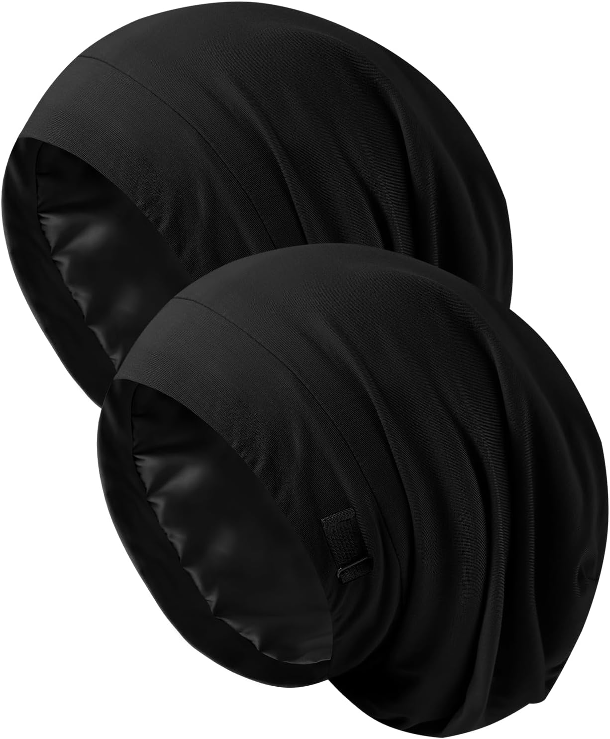 Silk Bonnet for Sleeping Women, Adjustable Silky Satin Lined Sleep Cap, Silk Hair Wrap Slouch Beanie Hat
