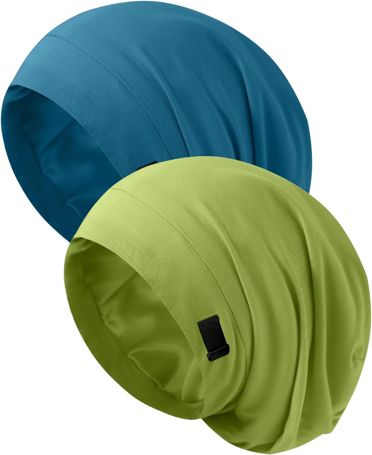 Silk Bonnet for Sleeping Women, Adjustable Silky Satin Lined Sleep Cap, Silk Hair Wrap Slouch Beanie Hat