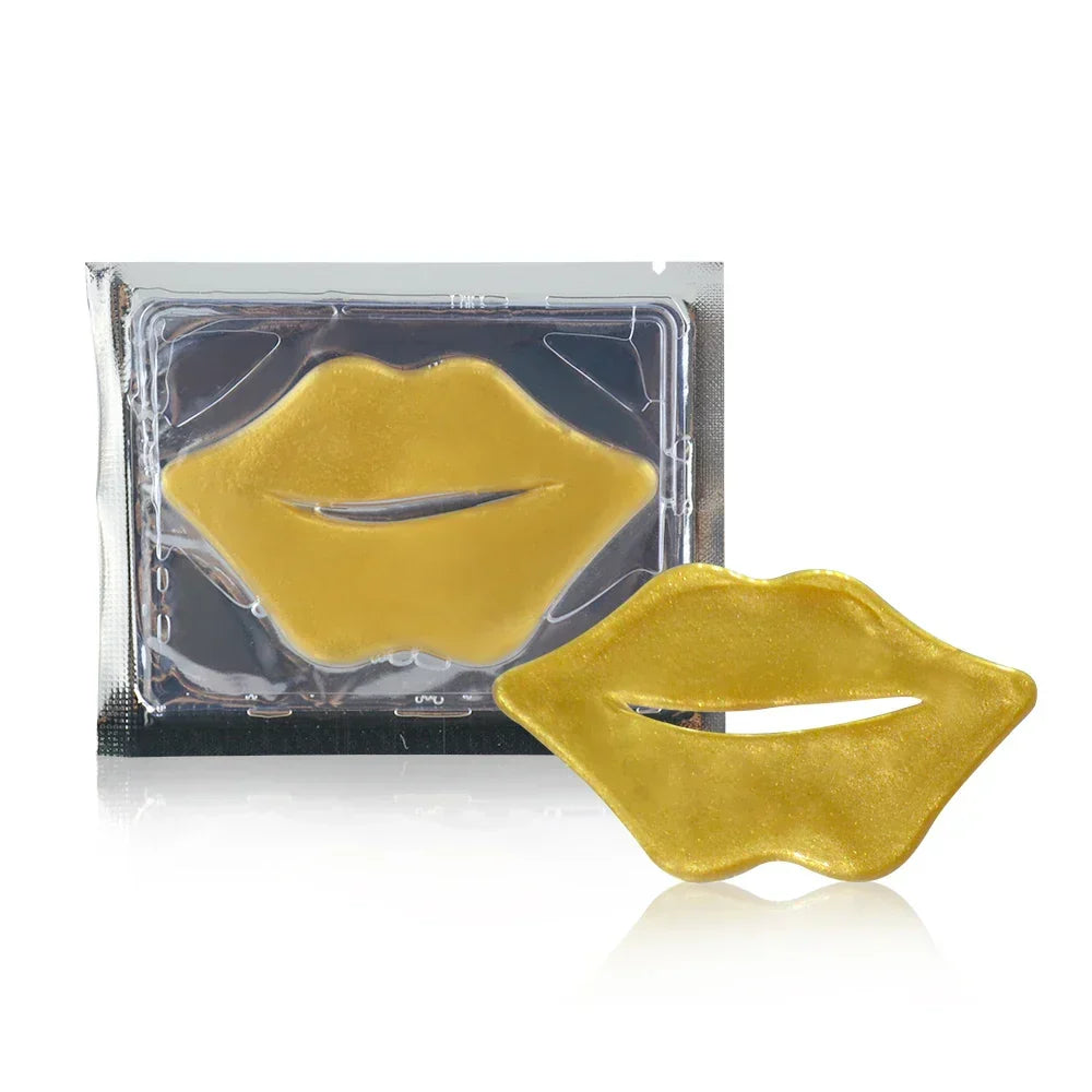 Plump Lipmask Beauty Moisturizing 24K Gold Collagen Crystal Lip Mask for Lip Care