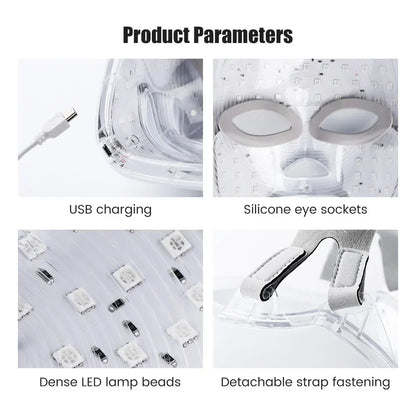 Rechargeable Facial LED Mask